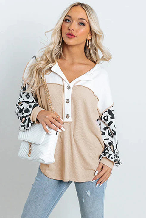 Helivara - Casual Wafelgebreide Top