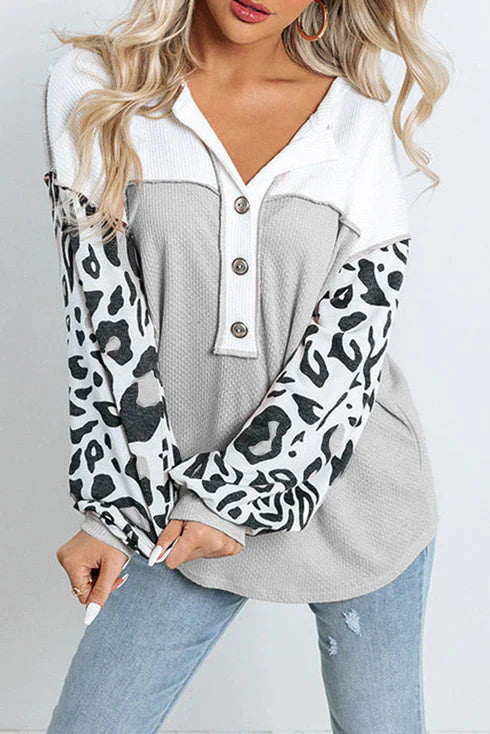 Helivara - Casual Wafelgebreide Top