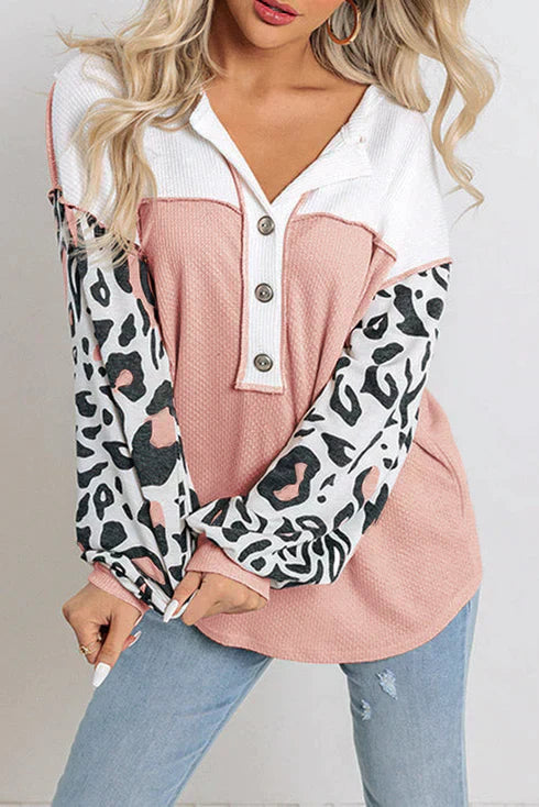 Helivara - Casual Wafelgebreide Top