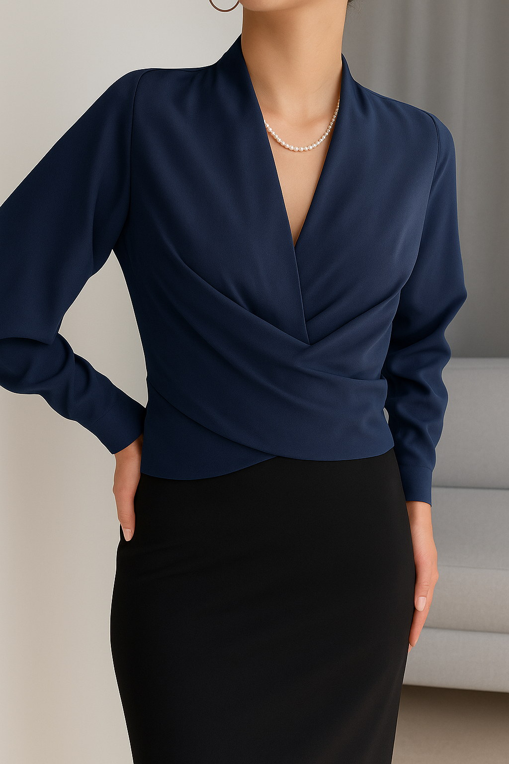 Celeste – Satijnen Blouse