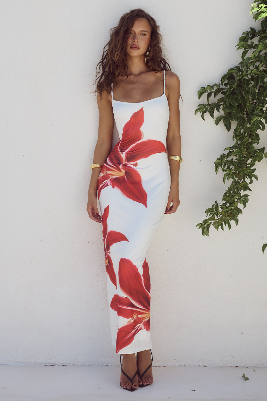 Liv - Bloemenprint Bodycon Jurk