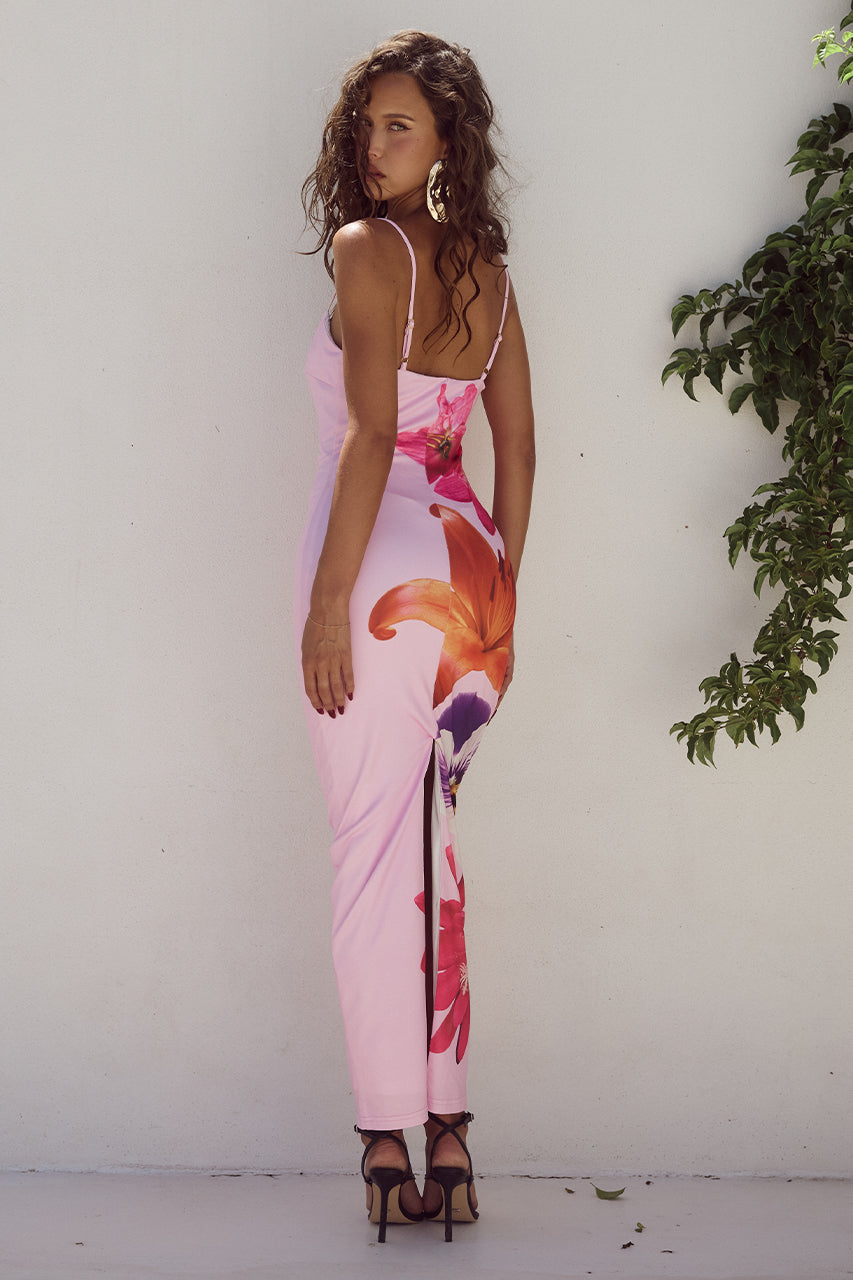Liv - Bloemenprint Bodycon Jurk