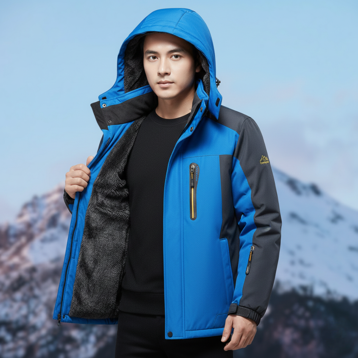 Dames Waterdichte Winterjas – Getailleerd, Warm, Casual voor Koude Dagen