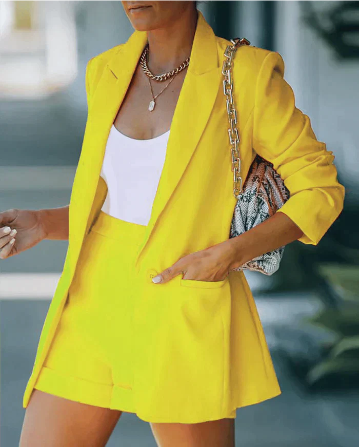 Norah - Stijlvolle Blazer & Shorts Set