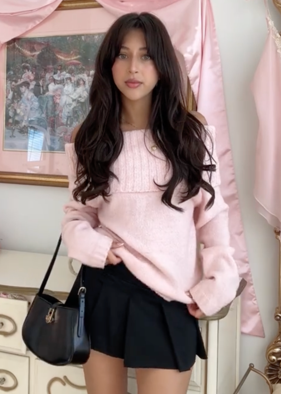 Elena™ - Off-Shoulder Knitted Sweater