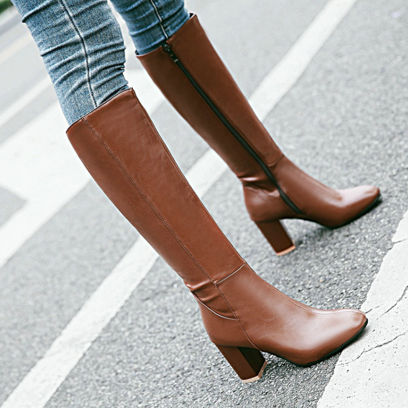 Mila - Luxe Ritslaarzen voor een Stijlvolle Statement Look