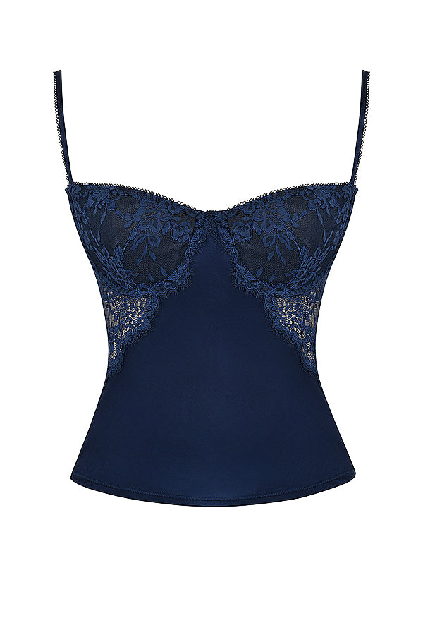 Ivy - Elegante Corset Top met Textuur