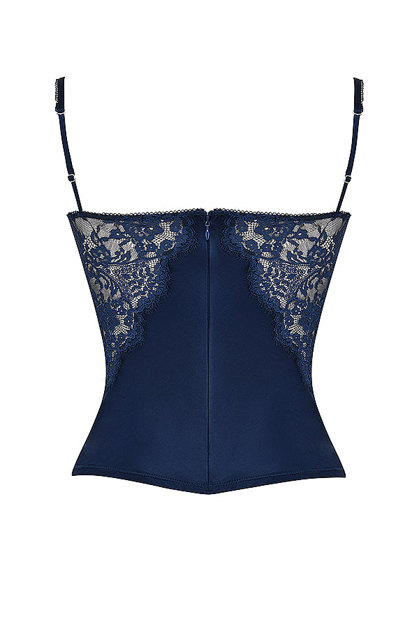Ivy - Elegante Corset Top met Textuur