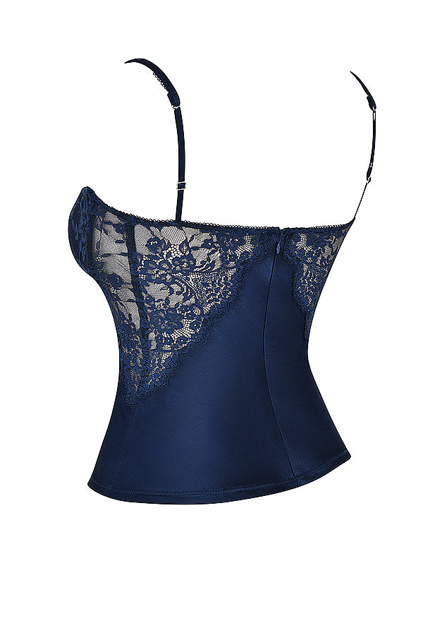 Ivy - Elegante Corset Top met Textuur
