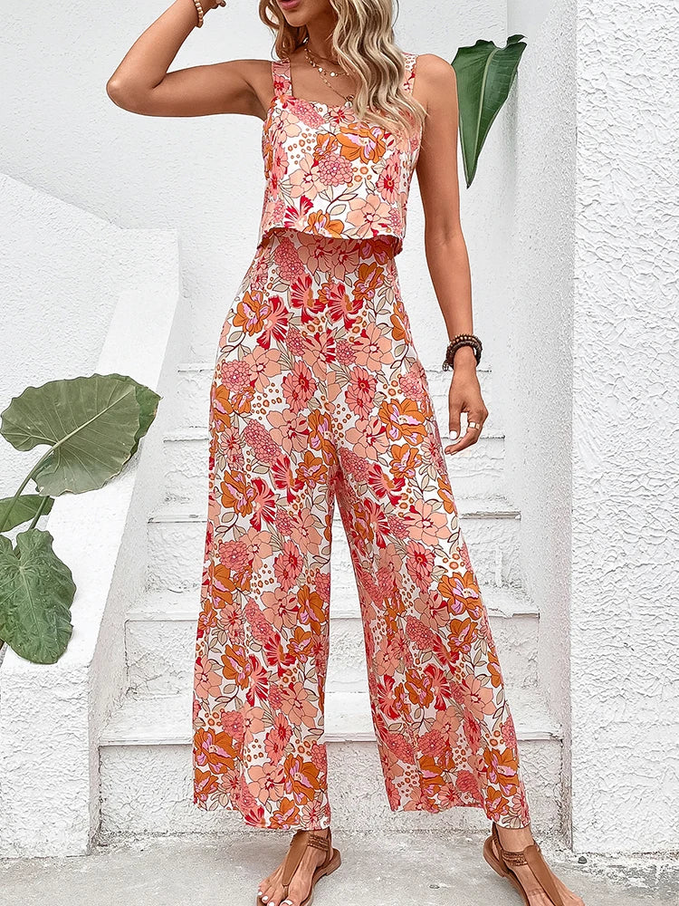 Gaelle - Elegante Jumpsuit met Bloemprint