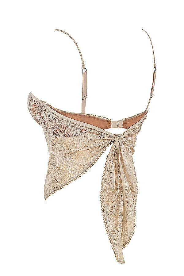 Helisette - Elegante Kanten Bustier-Top