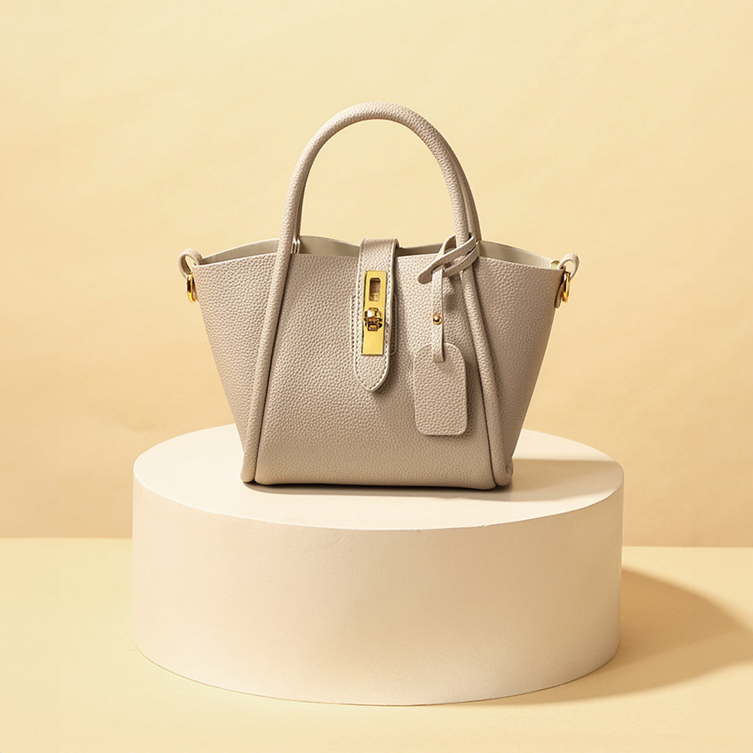 Emme™ - Luxury Leather Bucket Bag