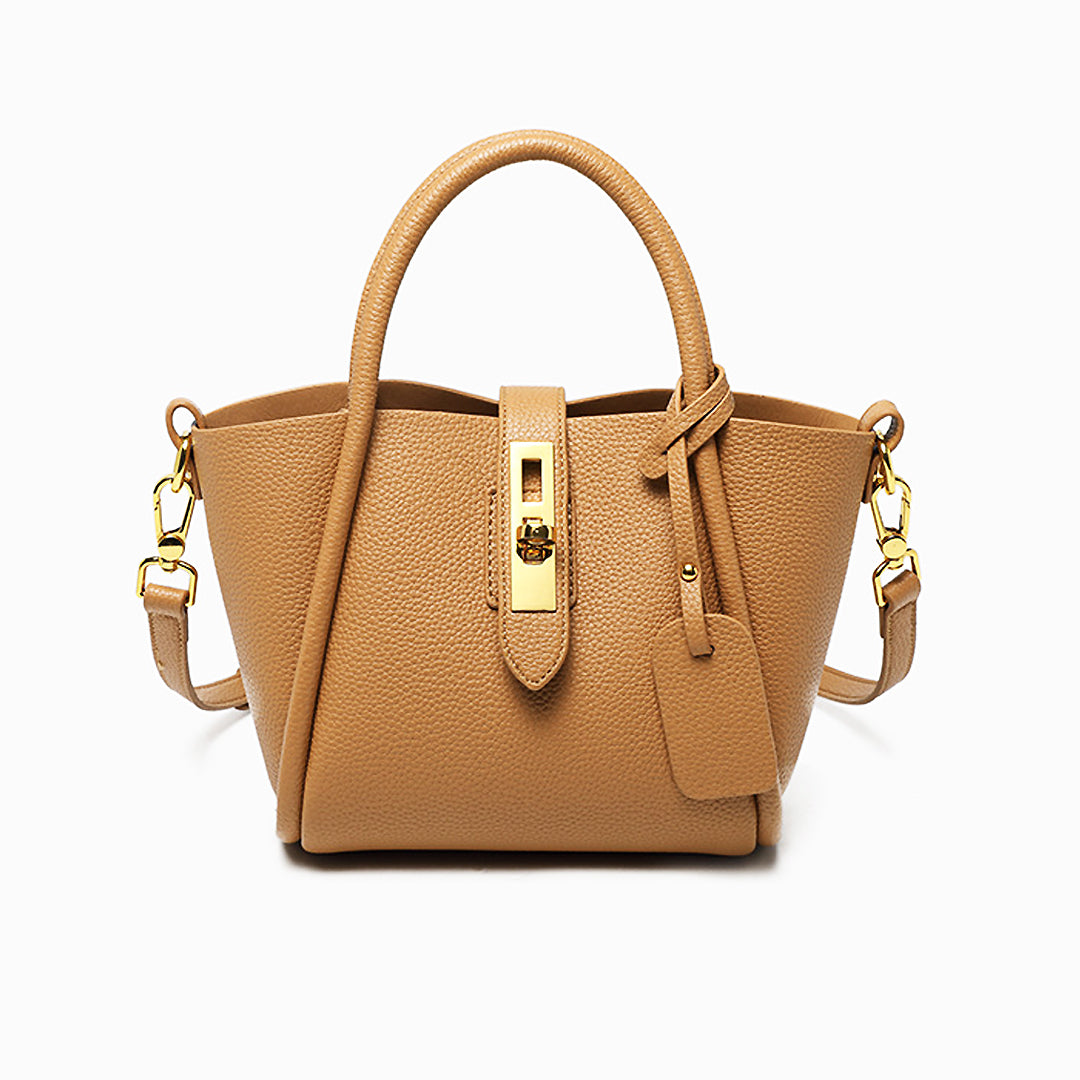 Emme™ - Luxury Leather Bucket Bag