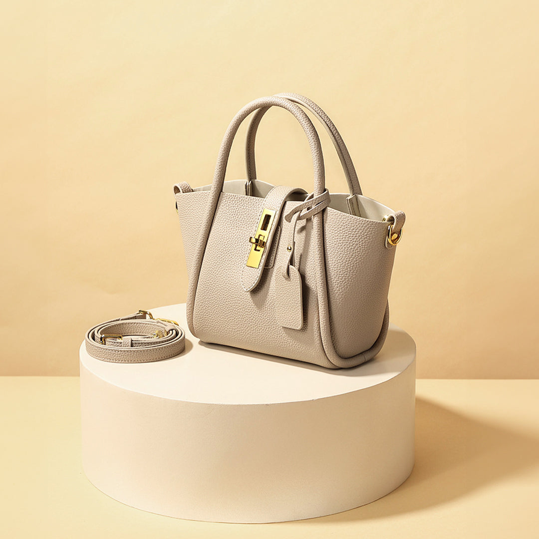 Emme™ - Luxury Leather Bucket Bag