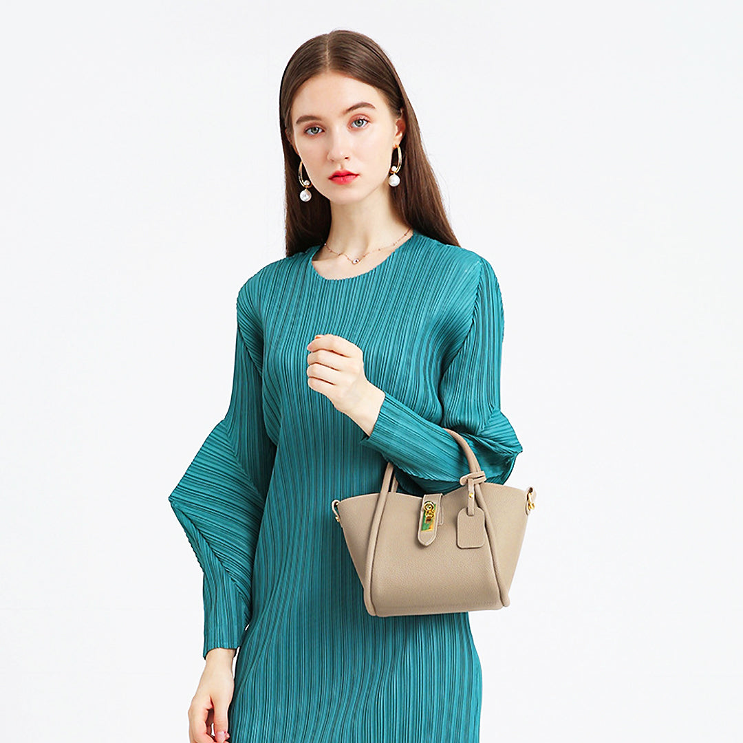 Emme™ - Luxury Leather Bucket Bag