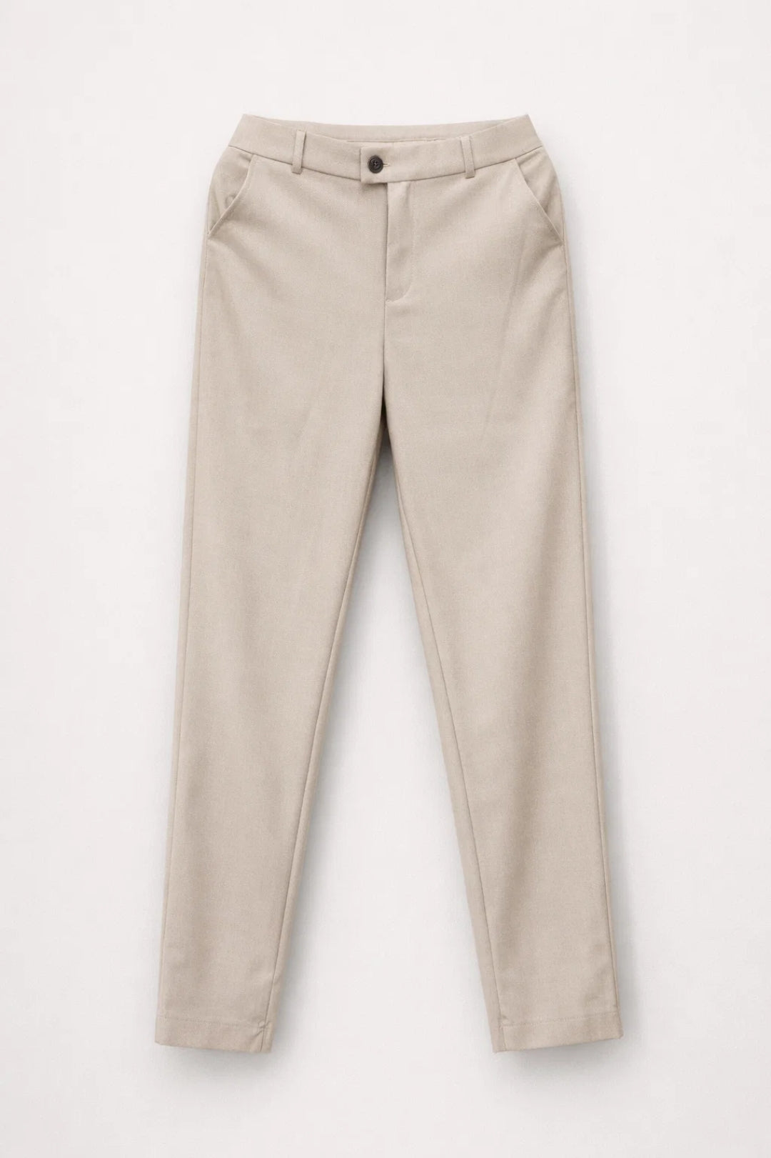 Heren Pak Set Blazer en Broek - Lichtbeige Tweedelig Ensemble