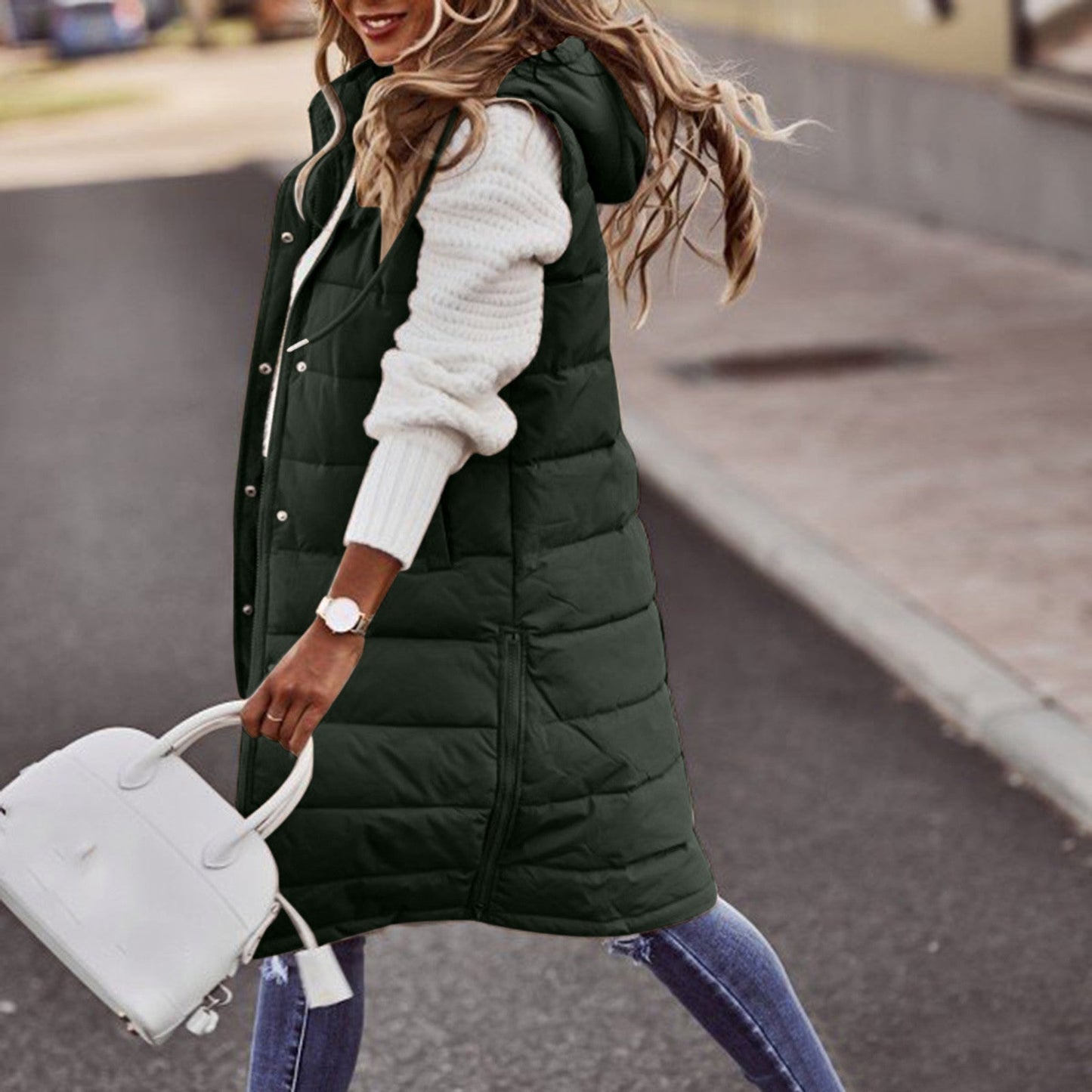 Erika - Comfortabel Vest met Capuchon