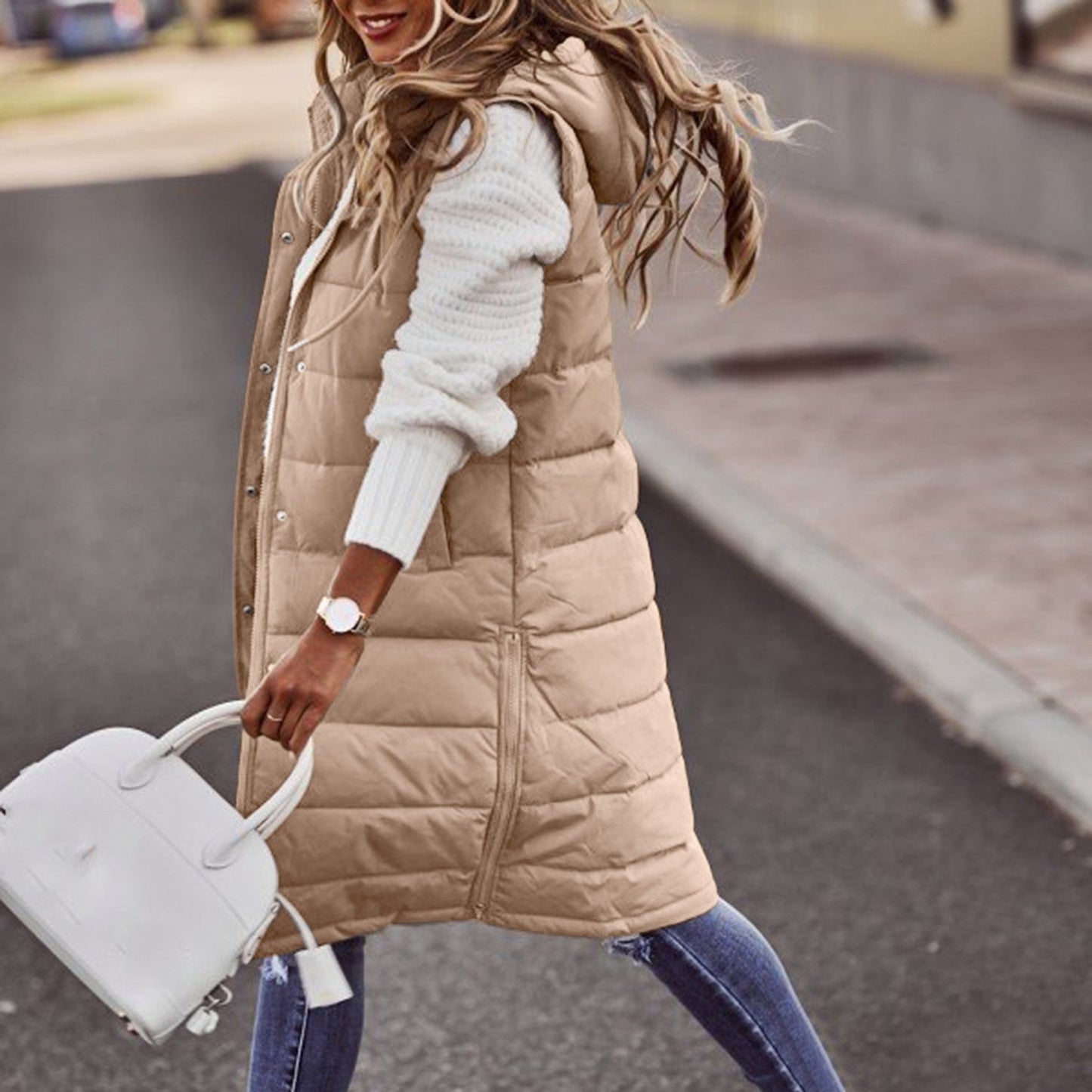 Erika - Comfortabel Vest met Capuchon