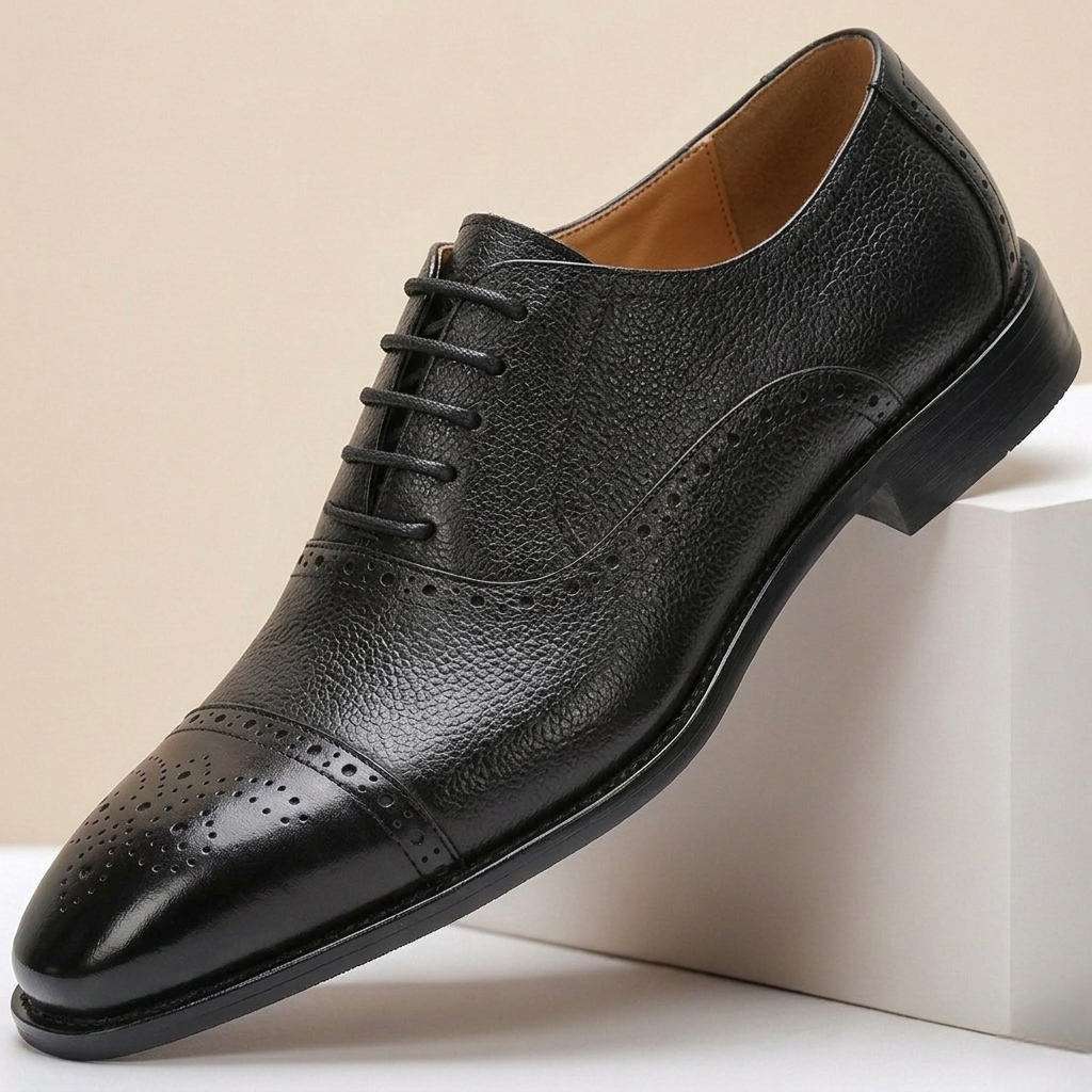 Heren Leren Schoenen Volnerf Koeienhuid - Comfortabele Pasvorm