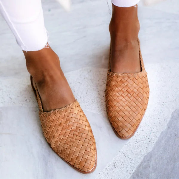 Noémie - Woven Flat Shoes