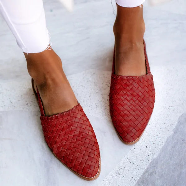 Noémie - Woven Flat Shoes