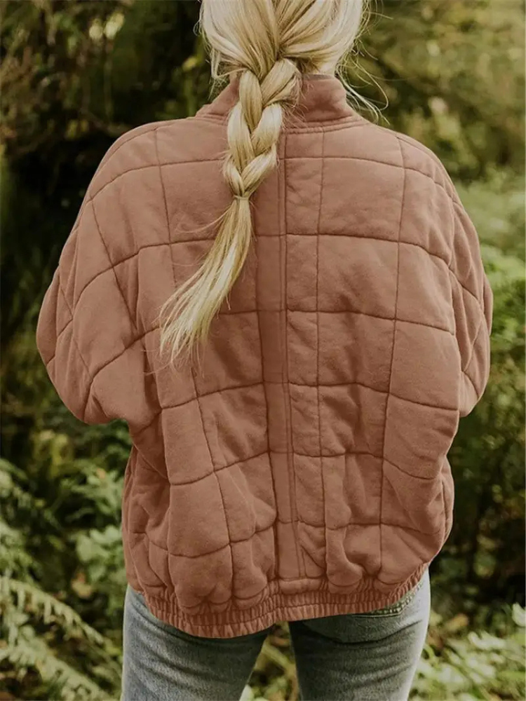 Dames Oversized Winterjas – Dikke, warm gevoerde jas voor herfst en winter