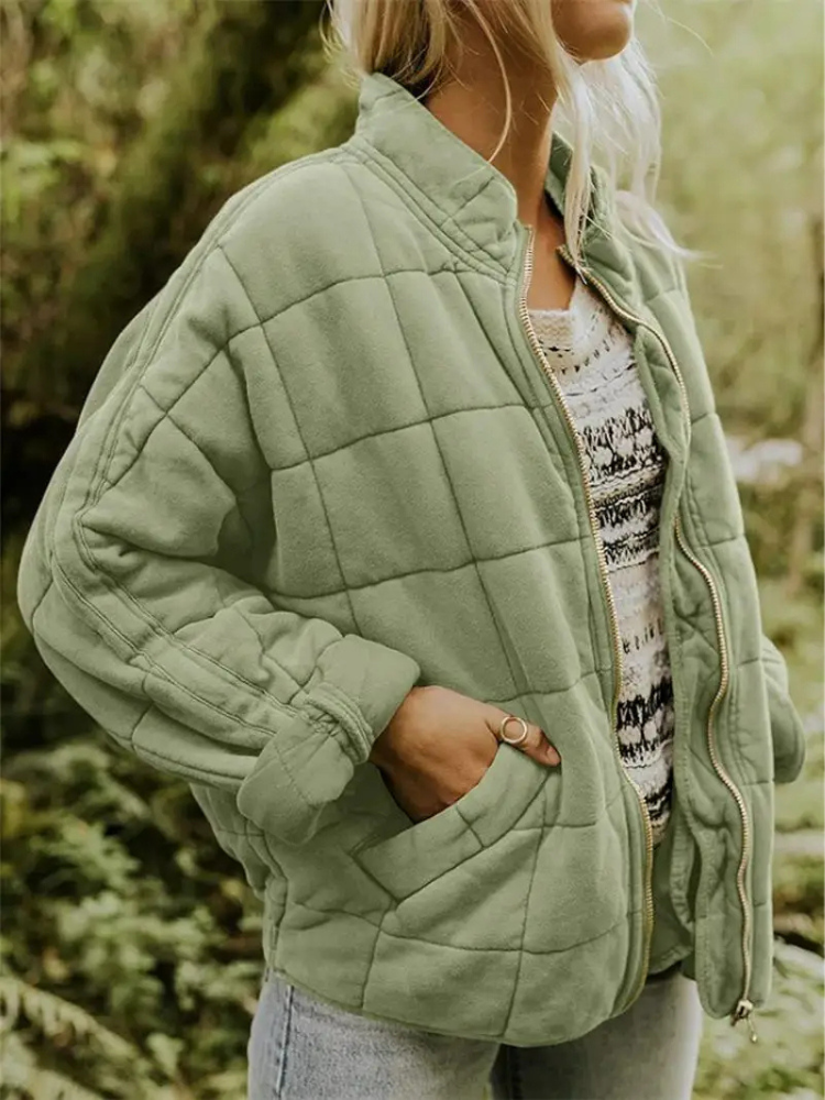 Dames Oversized Winterjas – Dikke, warm gevoerde jas voor herfst en winter