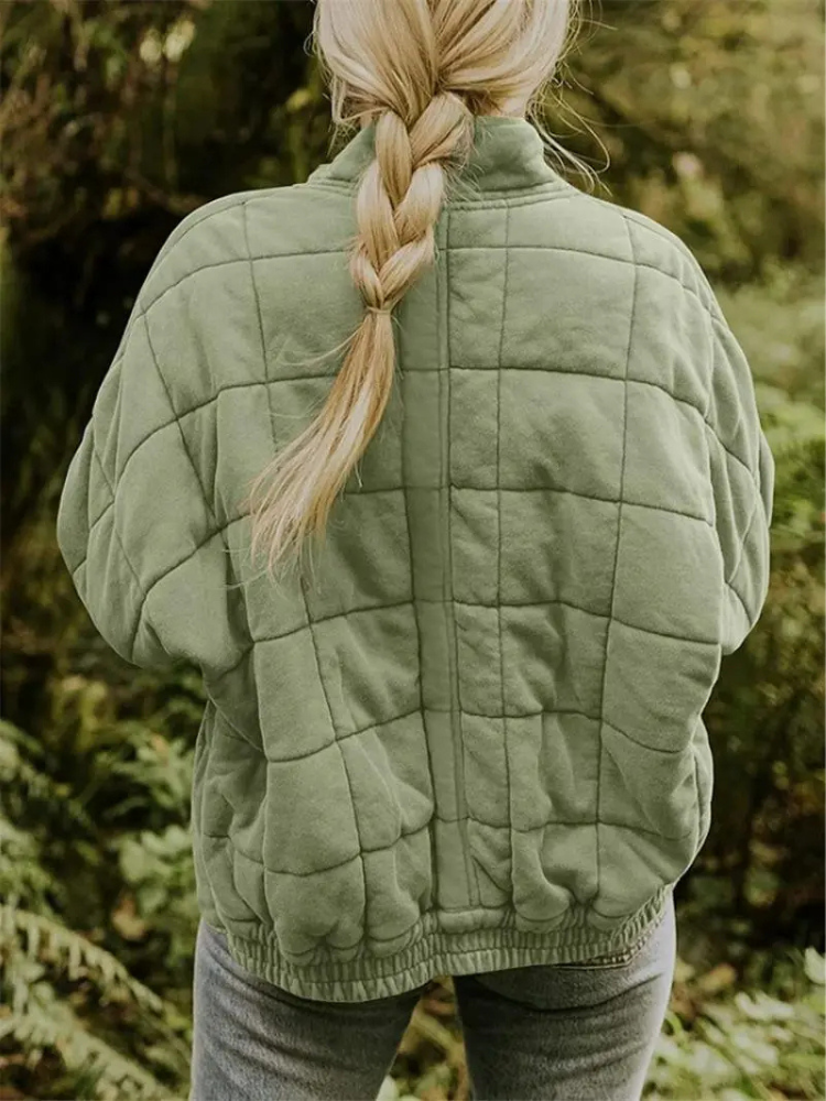 Dames Oversized Winterjas – Dikke, warm gevoerde jas voor herfst en winter