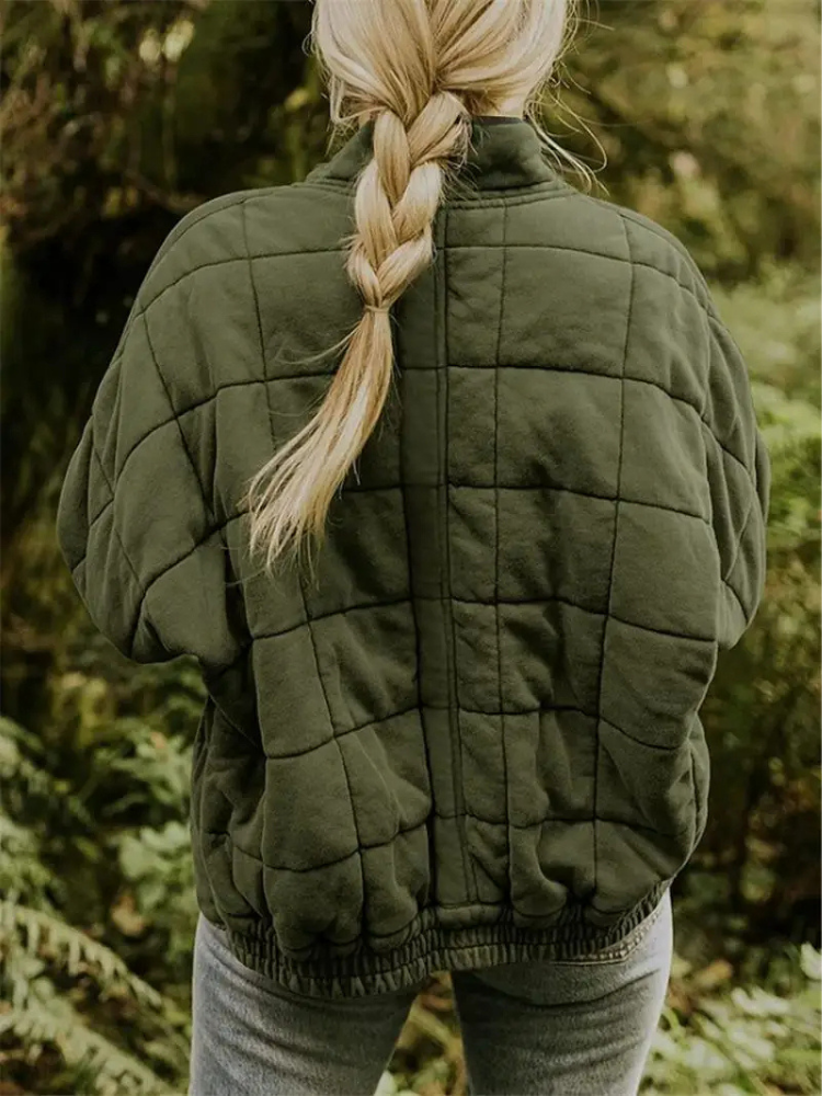 Dames Oversized Winterjas – Dikke, warm gevoerde jas voor herfst en winter