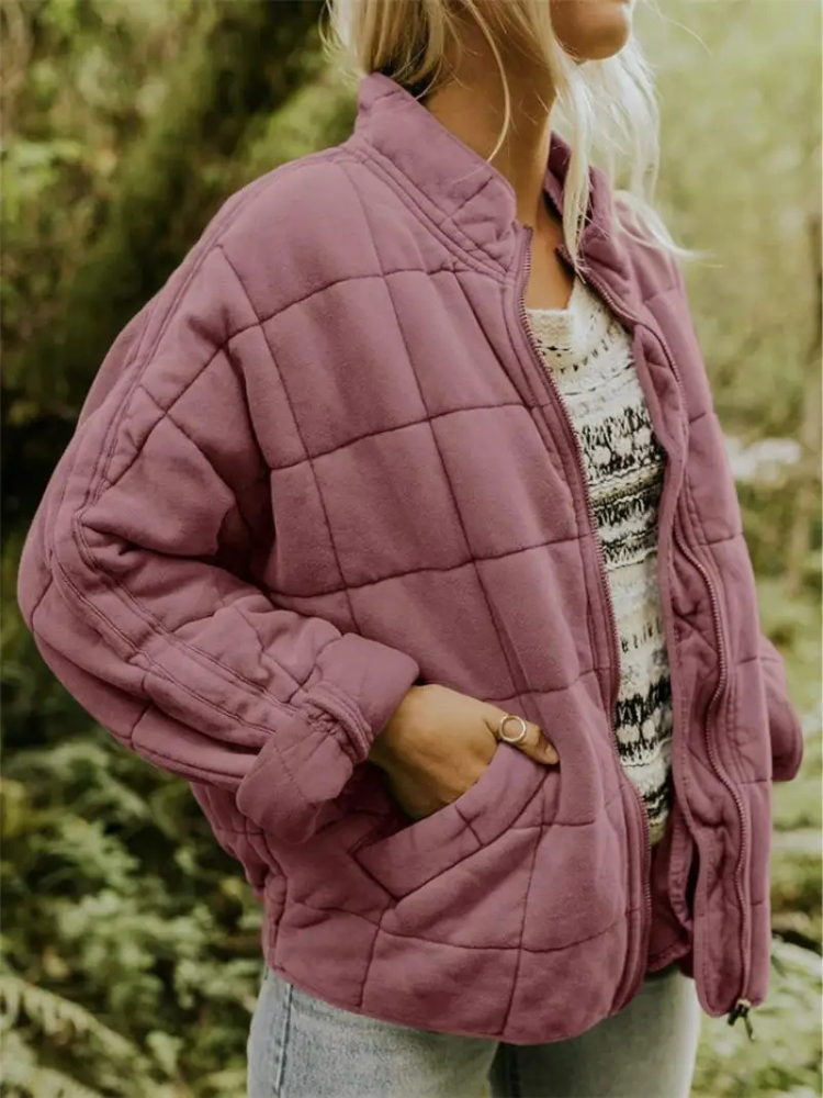Dames Oversized Winterjas – Dikke, warm gevoerde jas voor herfst en winter