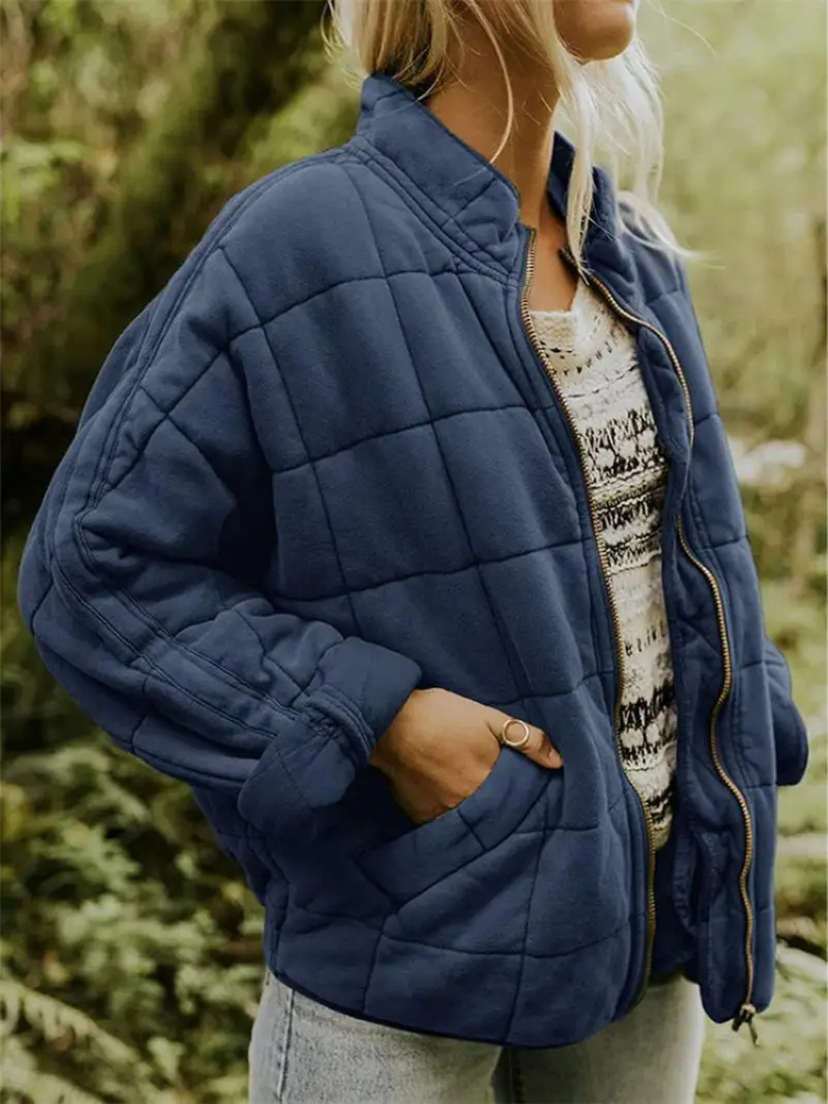 Dames Oversized Winterjas – Dikke, warm gevoerde jas voor herfst en winter