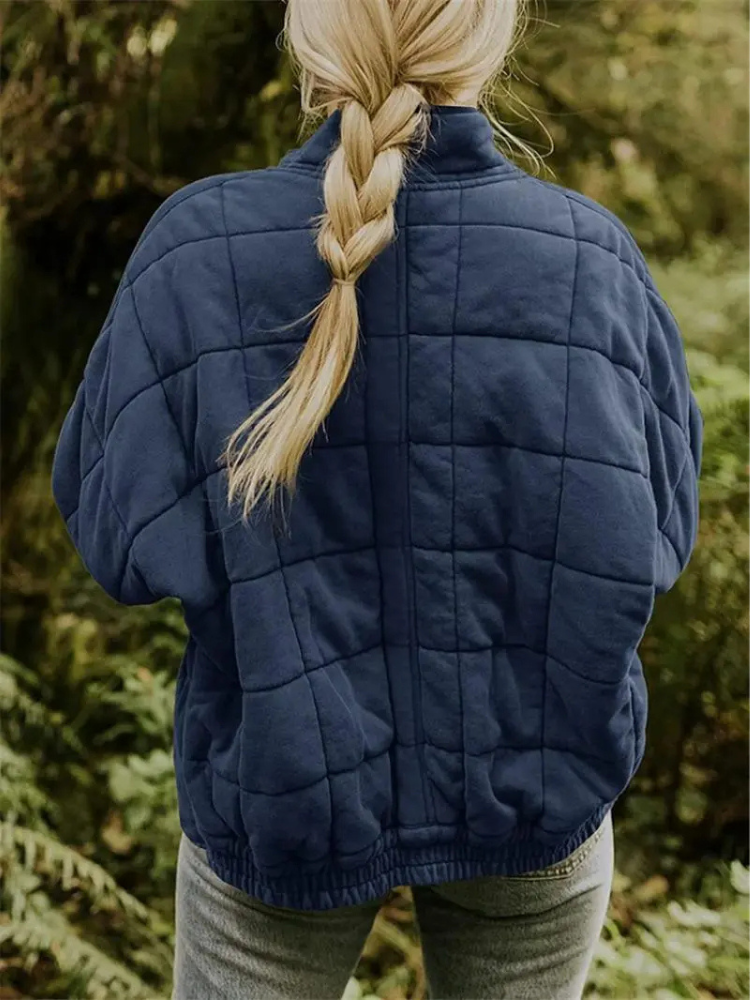Dames Oversized Winterjas – Dikke, warm gevoerde jas voor herfst en winter