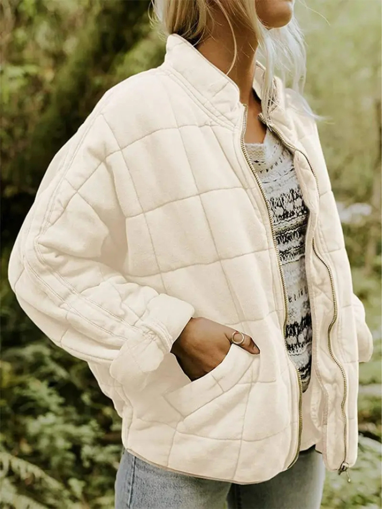 Dames Oversized Winterjas – Dikke, warm gevoerde jas voor herfst en winter
