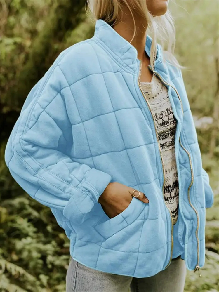 Dames Oversized Winterjas – Dikke, warm gevoerde jas voor herfst en winter