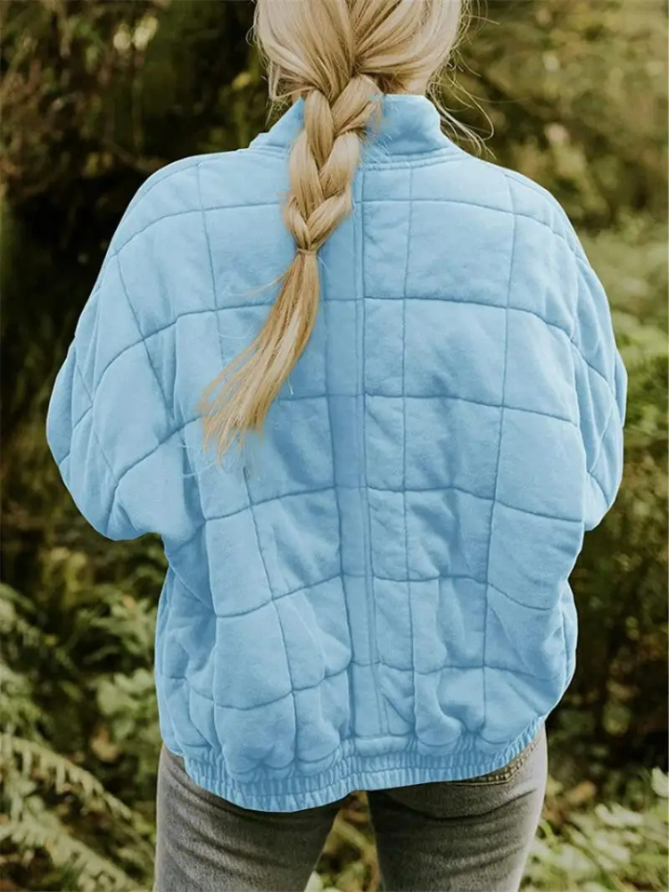 Dames Oversized Winterjas – Dikke, warm gevoerde jas voor herfst en winter