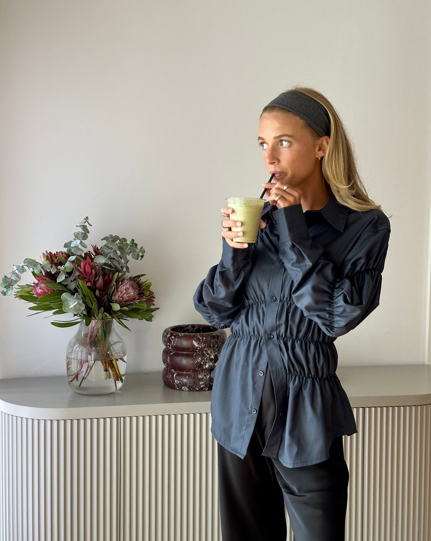 Gersiya - Trendy Scrunched Blouse