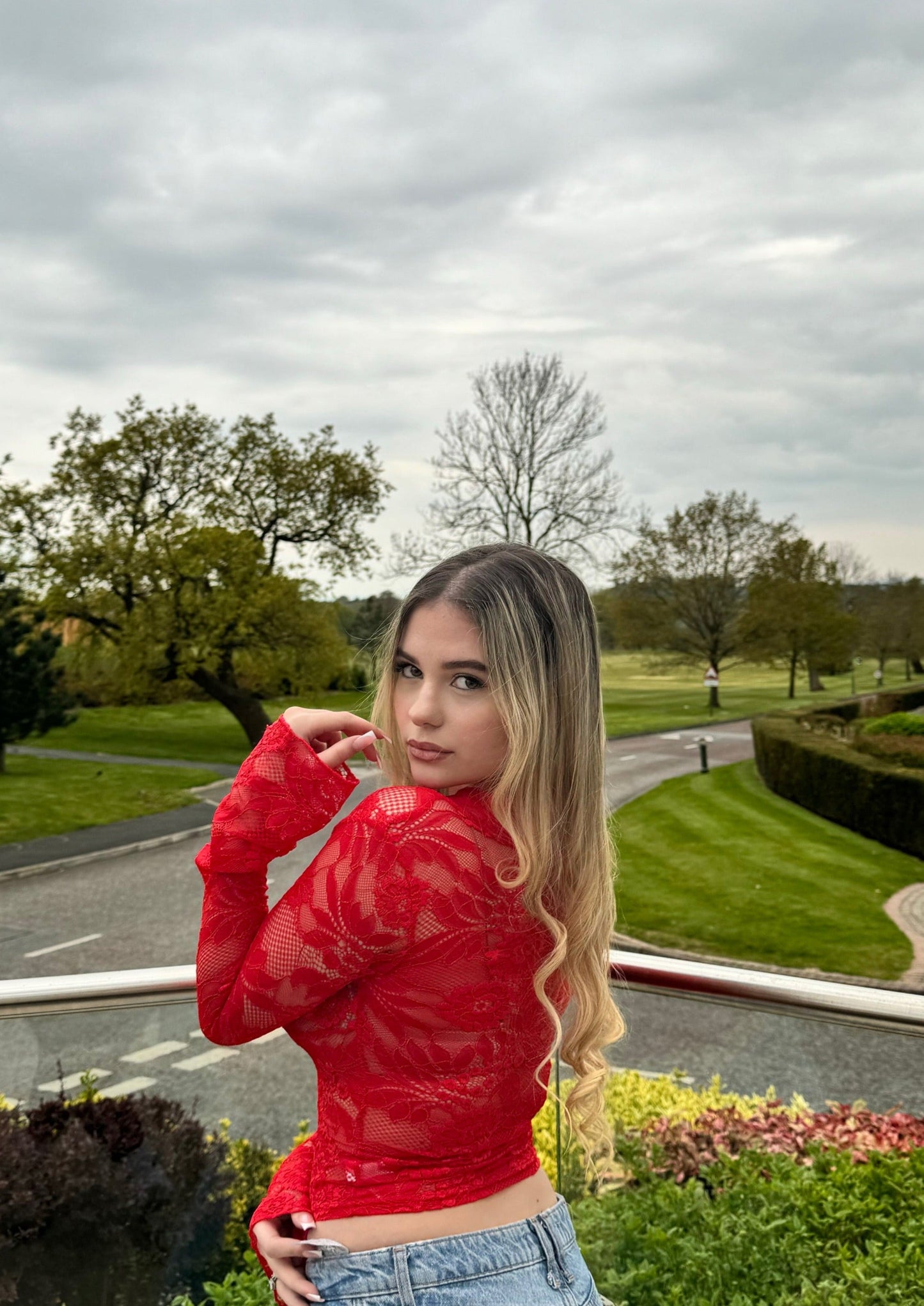 Valencia - Lace Bell Sleeve Top