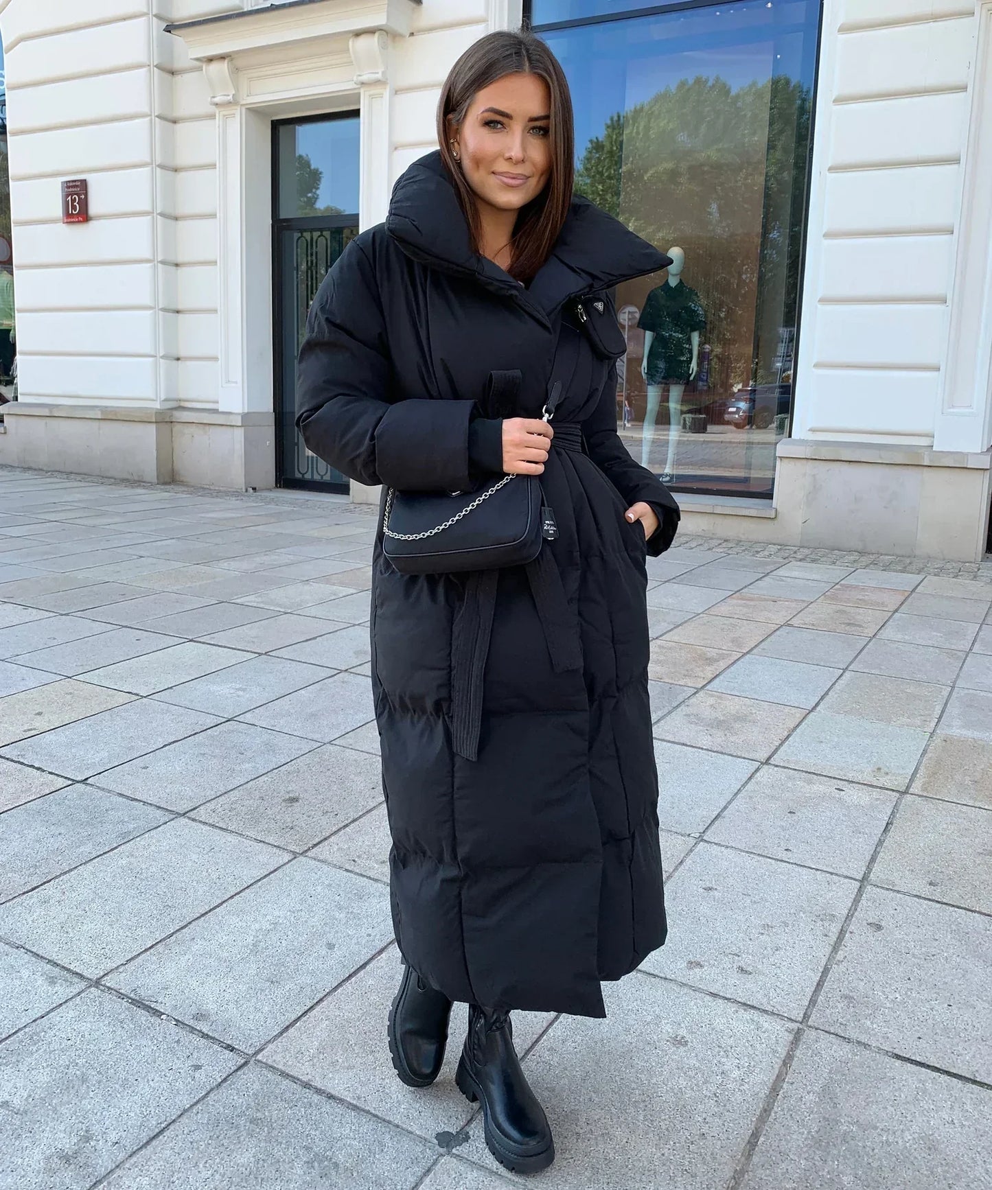 Winterjas Dames | Gewatteerd & Taille-riem