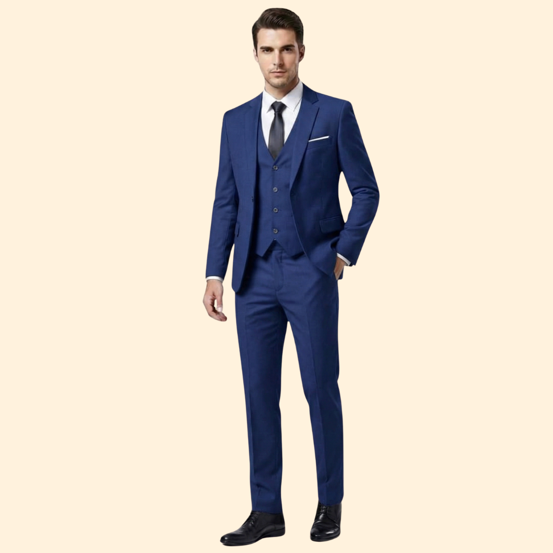 Heren Driedelig Pak – Blazer, Vest en Pantalon