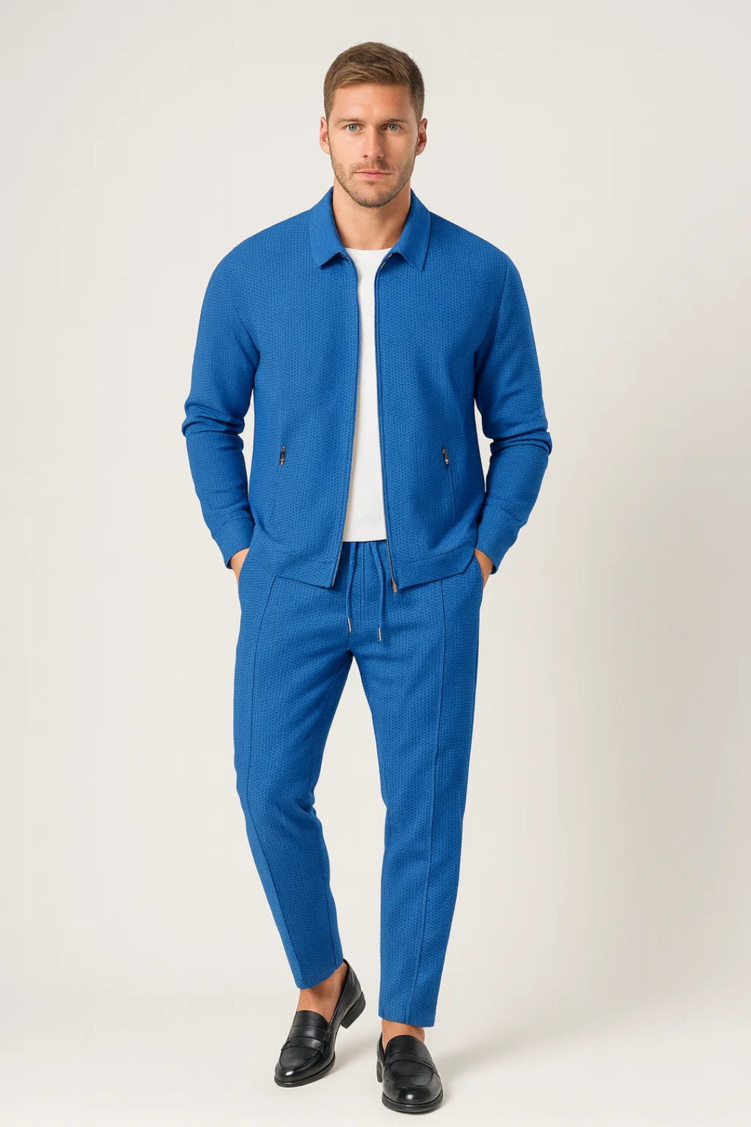 Heren Slim Fit Set – Minimalistisch, Geschikt voor Casual Gebruik