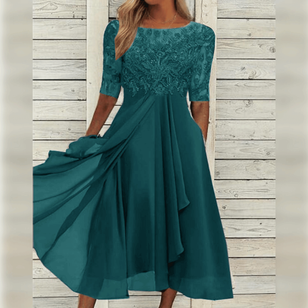 Kalina – Elegante Midi Jurk
