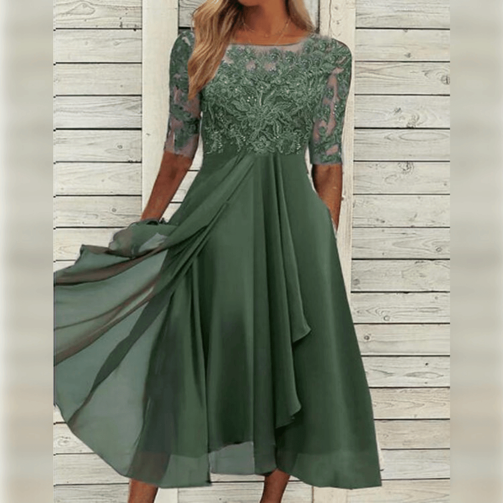Kalina – Elegante Midi Jurk