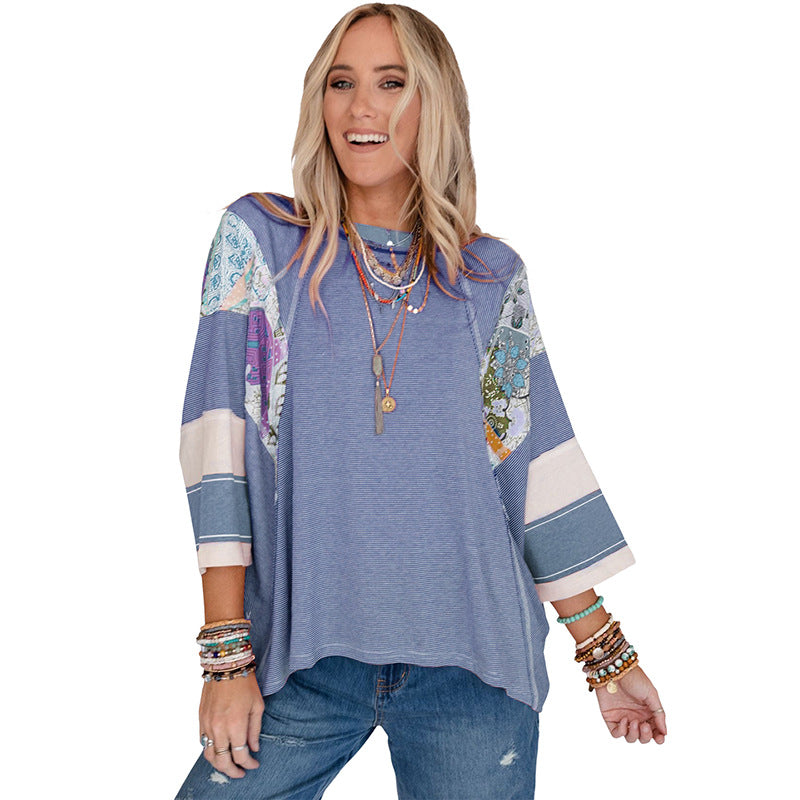 Dames Oversized Top – Casual, Geschikt voor Lente en Zomer