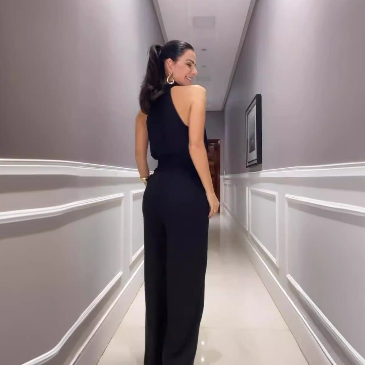 Selena - Chic Halter Jumpsuit