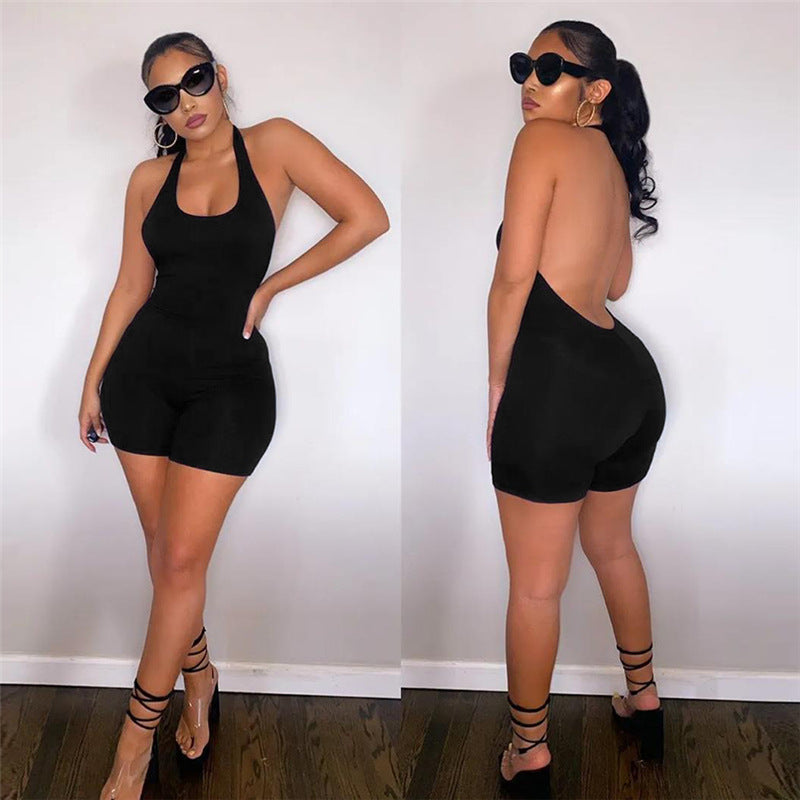 Valentina - Sexy Halternek Jumpsuit