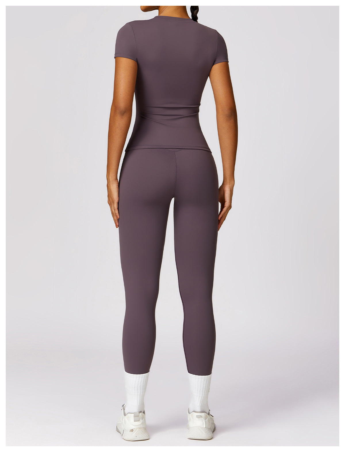 Gabriella - 2-Delig Shaping Gym Set met Korte Mouwen