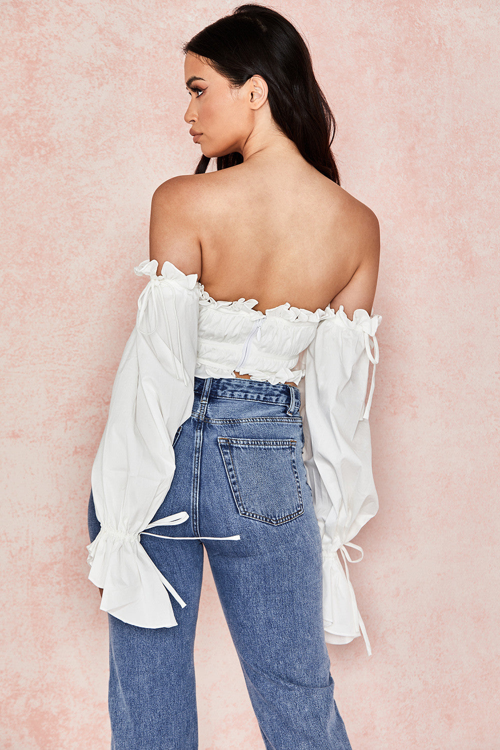 Helivienne - Witte Off-Shoulder Top