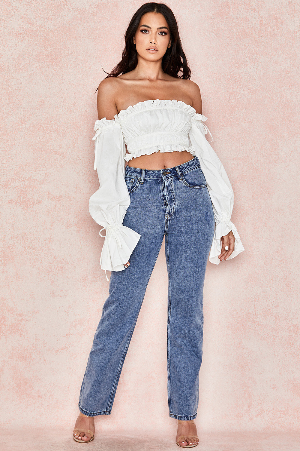 Helivienne - Witte Off-Shoulder Top