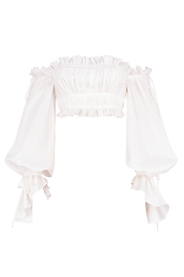 Helivienne - Witte Off-Shoulder Top