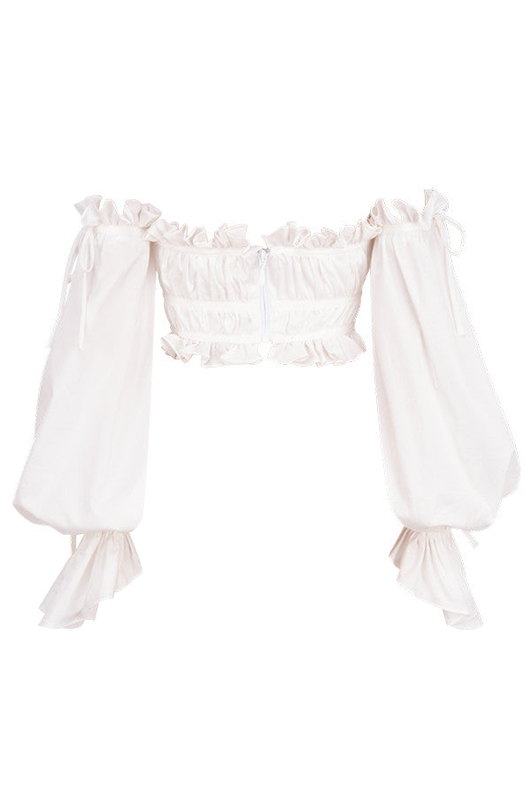 Helivienne - Witte Off-Shoulder Top